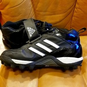 Adidas 2003 Leather cleats size 11.5 mens. High top all leather heavy duty.